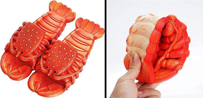 Lobster shaped Slipper Beach 