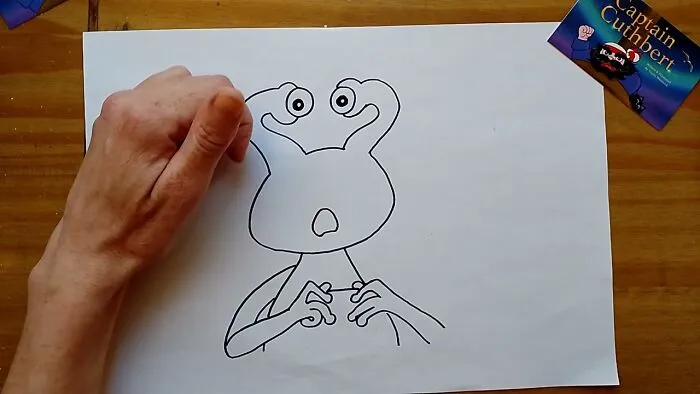 Let's Draw Blur Blob The Alien