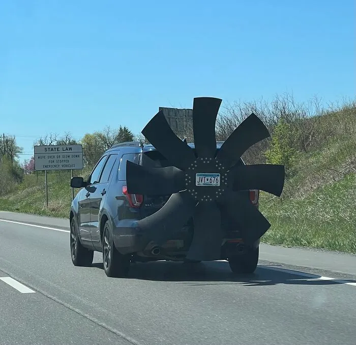 Hundreds Of Pounds Of Steel And It Doesn’t Even Spin… Not A Big Fan