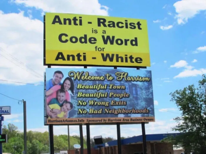 Something Makes Me Feel Like This Welcome Sign Is Not Meant For Everyone