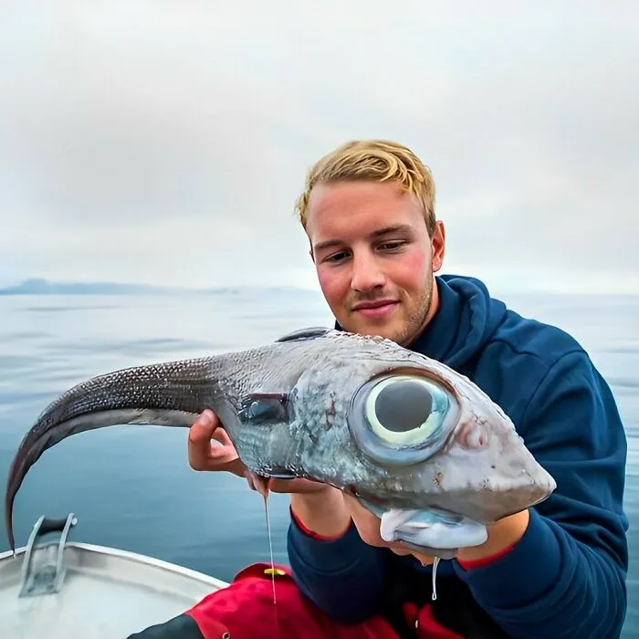 Big Eye Grendalier Fish. They Usually Stay Very Deep, Near The Ocean Bottom