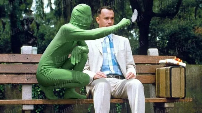 La pluma flotante de Forest Gump no es CGI, sino que se hizo prácticamente con el doble de acción editado
