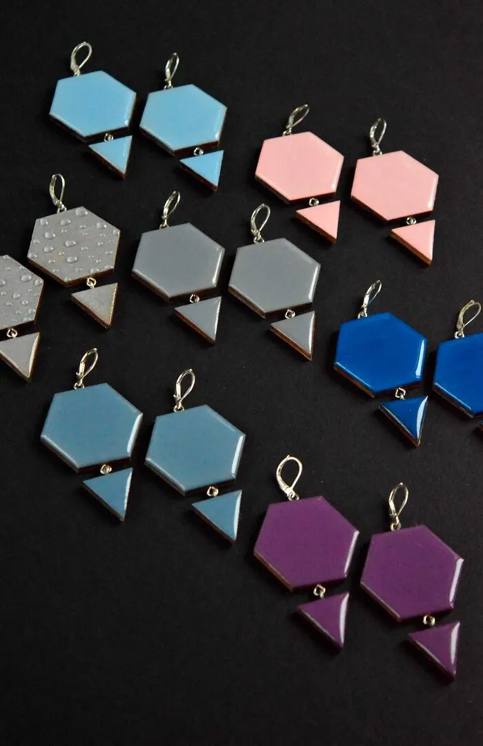 Handmade Wooden Earrings