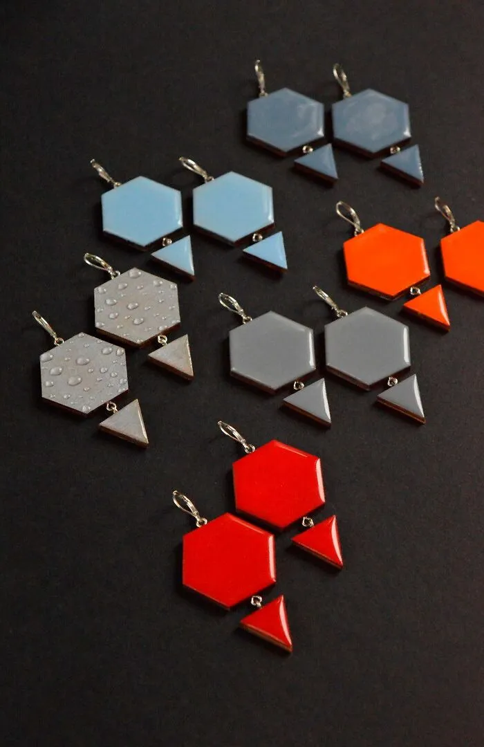 Handmade Wooden Earrings