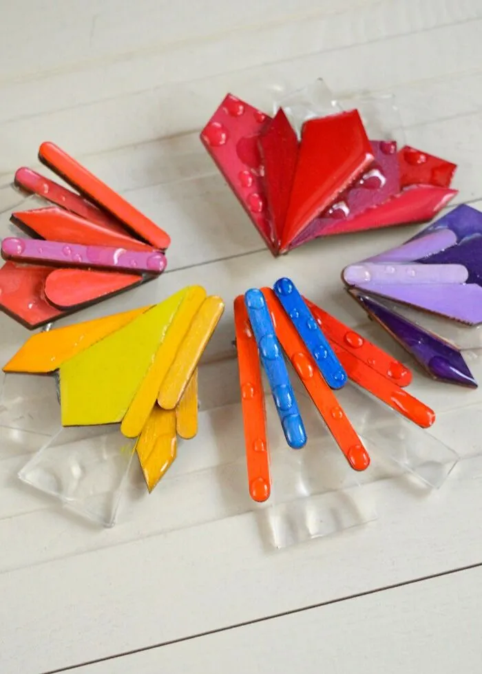 Handmade Wooden Brooches