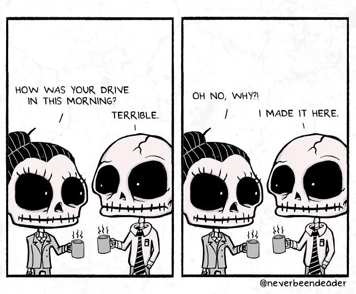 My 30 Comics “Never Been Deader” Infused With Relatable Humorous Darkness