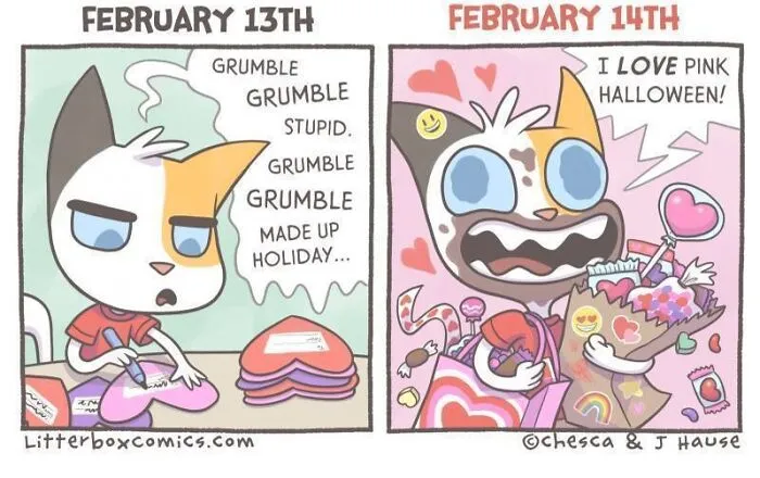 I’ve Been Drawing Relatable Comics On Parenting, And Here Are My Newest 33 Illustrations Of My Family Of Cats