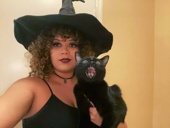 Happy Halloween From My Yeller Sylvester And I!