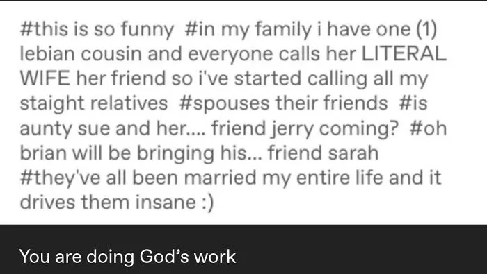 What To Call Your Straight Aunt's Husband