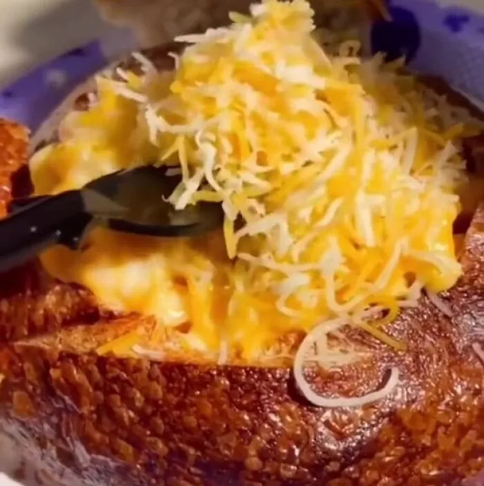 Man & Cheese In  A Bread Bowl.  Refreshment Corner $11.99