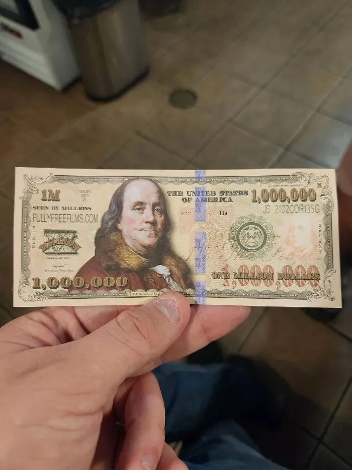 Ayer me dieron esto de propina