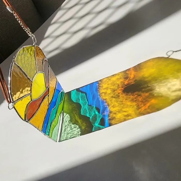 Me encantan las puestas de sol, así que hice esta