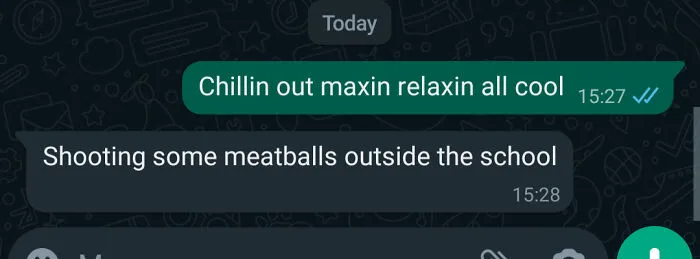 Shootin Some Meatballs Outside The School