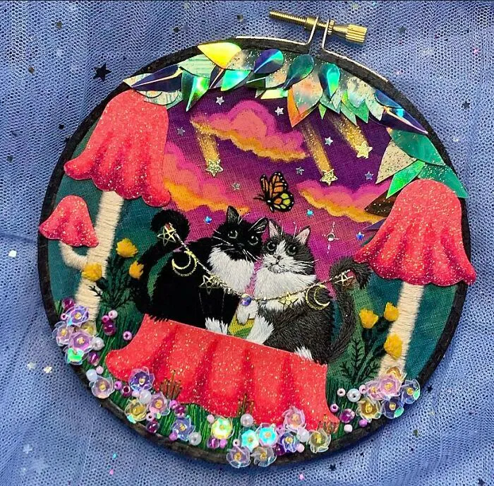 Mushrooms + Kitties, What More Could You Ask For??