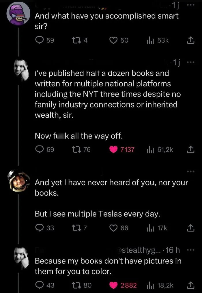 Musk Fan Getting M**dered