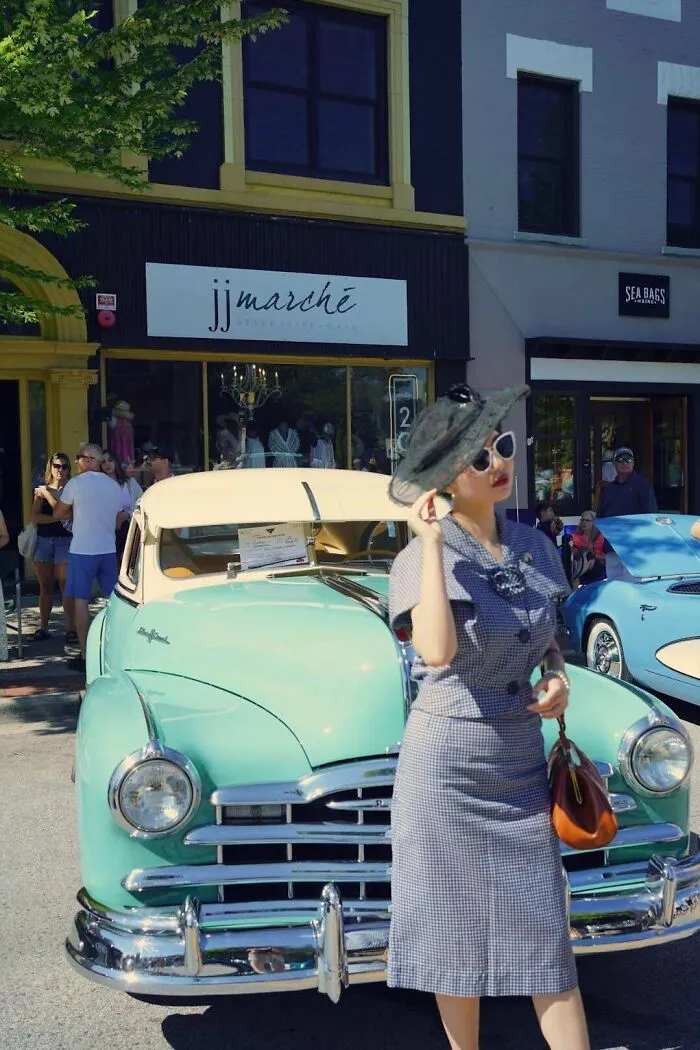 ¡Fui a una exposición de autos antiguos!