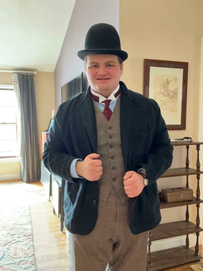 Mi atuendo de los años 1920 para ir a a un espectáculo de Broadway