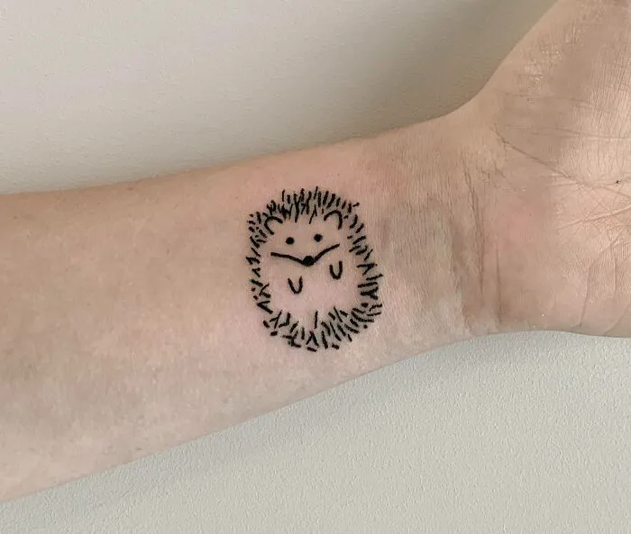 Spiky Hair On My Friend's Wrist!