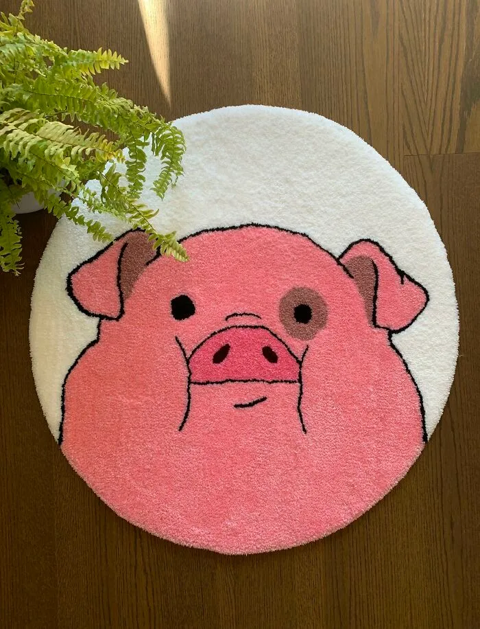 Colorful Waddles from Gravity Falls rug