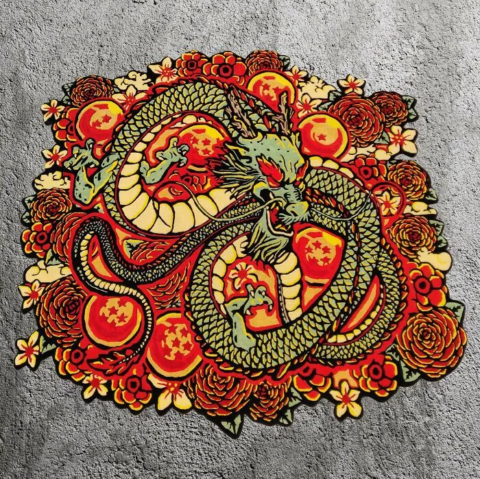 Shenron Custom Rug Handmade In My Workshop