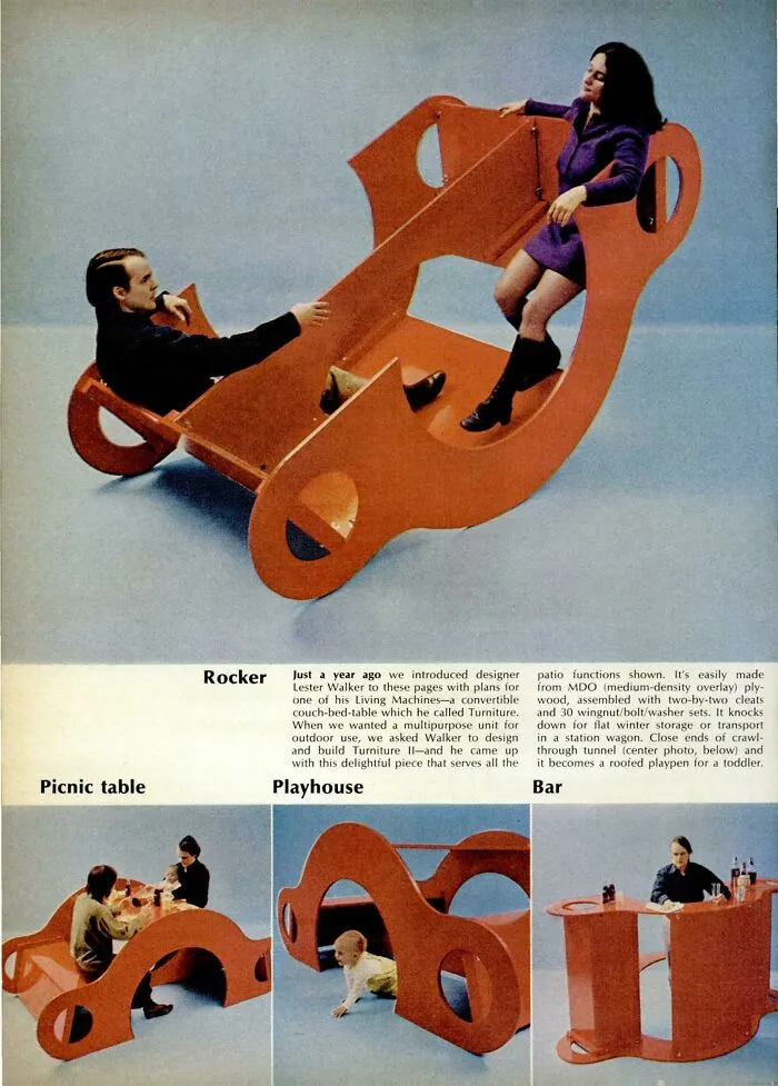 Lester Walker's Turniture II, 1970