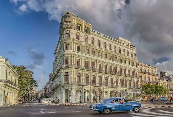 Saratoga Hotel In Havana, Cuba. Destroyed By A Gas Explosion