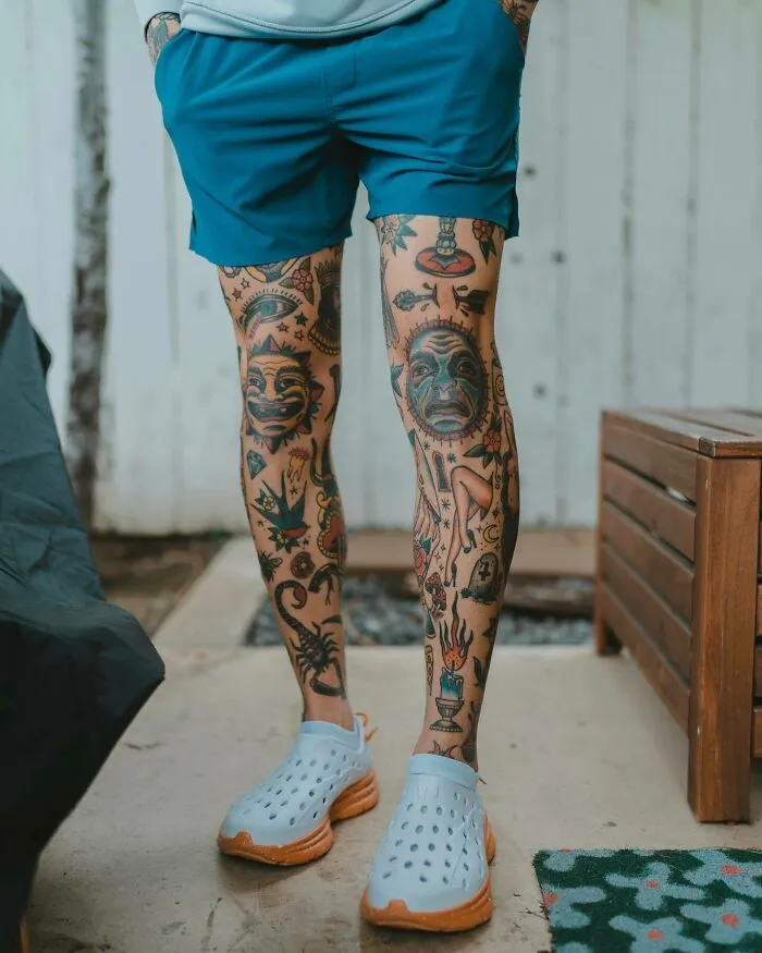 Leg Sleeve Tattoos