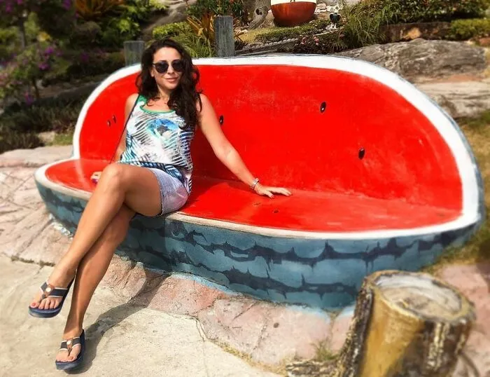 No es la más cómoda pero es una forma divertida de llevar el verano y la frescura a cualquier ambiente
