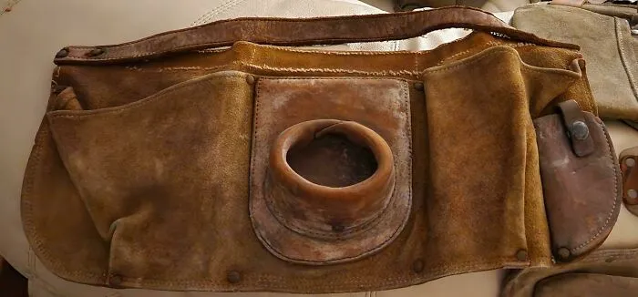 What Is This Leather Belt Thing With A Cup In The Middle?