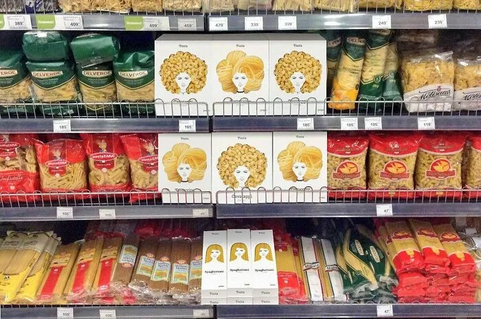 Una marca de pasta destaca por su merchandising en el punto de venta