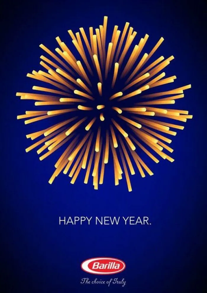 ¡Anuncio de pasta Barilla para Año Nuevo!