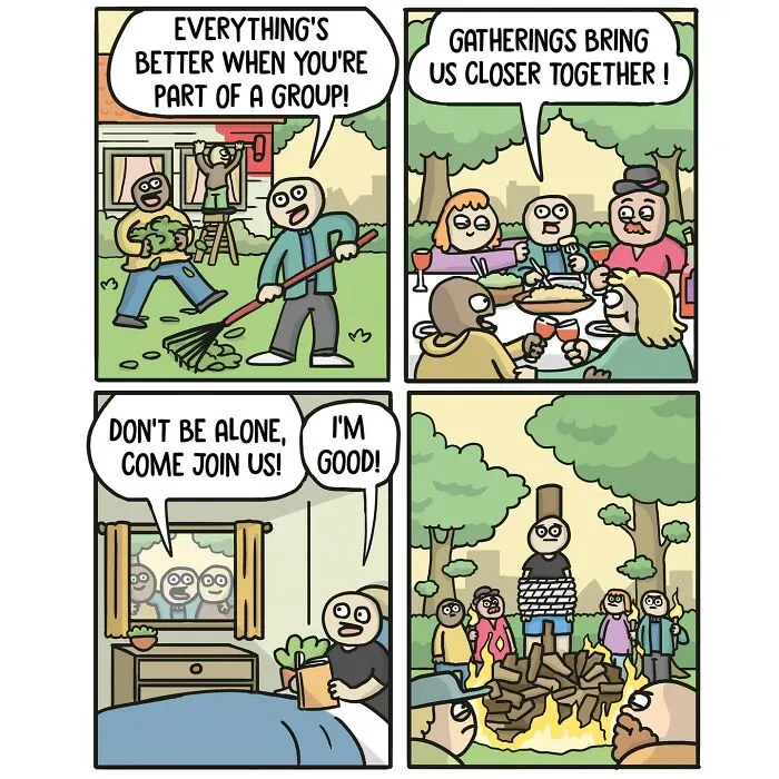 Meet Artist’s  Dark-Humored Comics With Unexpected Twists
