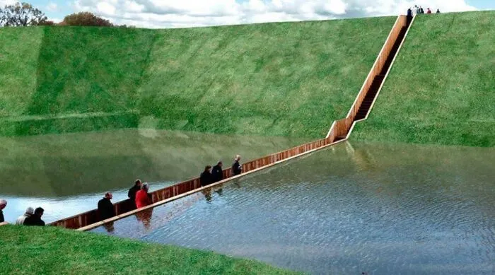 Puente Loopgraafbrug - Fort De Roovere, Halsteren, Países Bajos