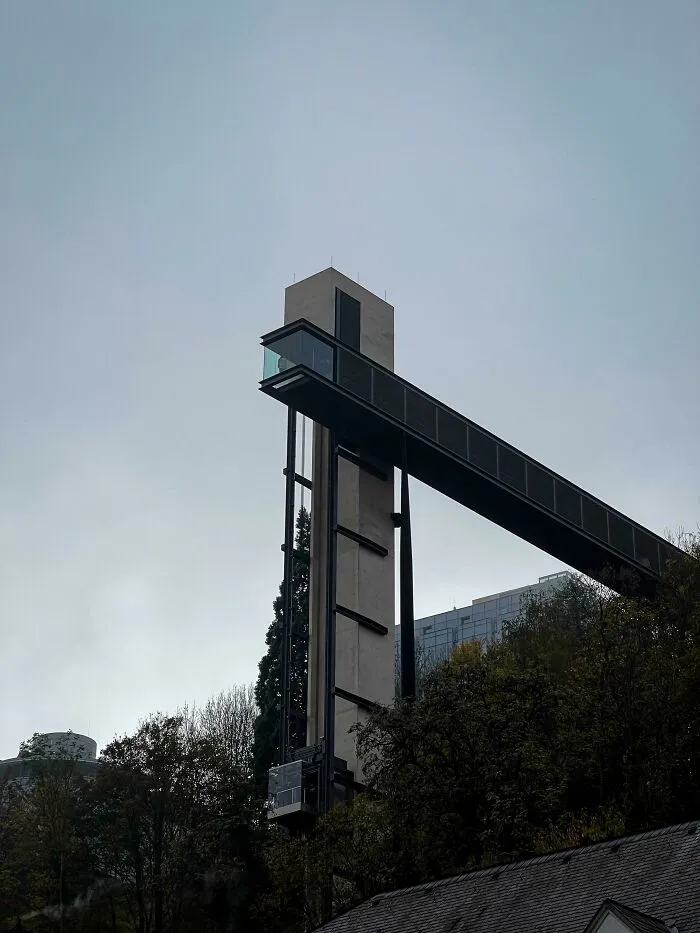 Ascensor público en Luxemburgo, totalmente gratis