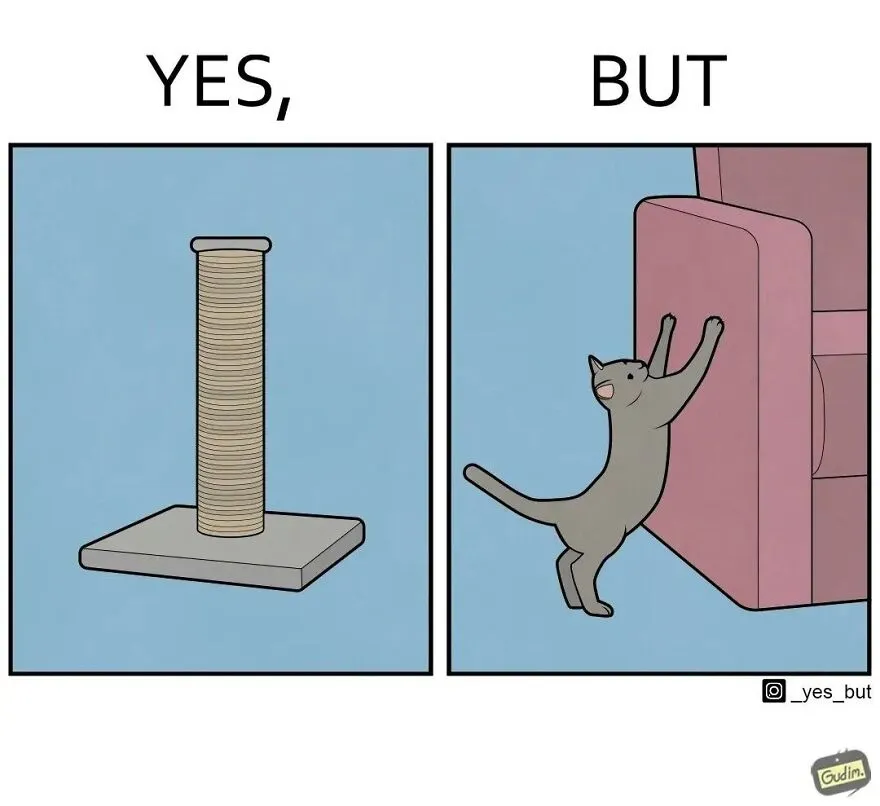 “Yes, But”: Artist Creates A Series Of Illustrations That Depict Our Society’s Contradictions, And Here Are 21 Of His Comics, Pet Edition