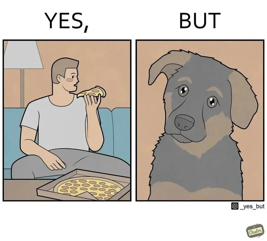 “Yes, But”: Artist Creates A Series Of Illustrations That Depict Our Society’s Contradictions, And Here Are 21 Of His Comics, Pet Edition