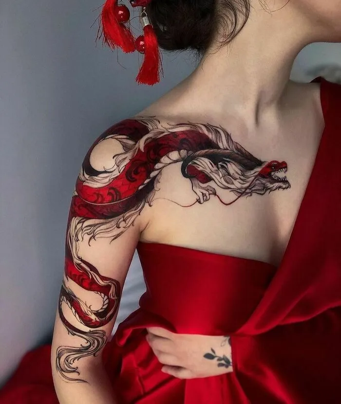 Crimson Red Dragon