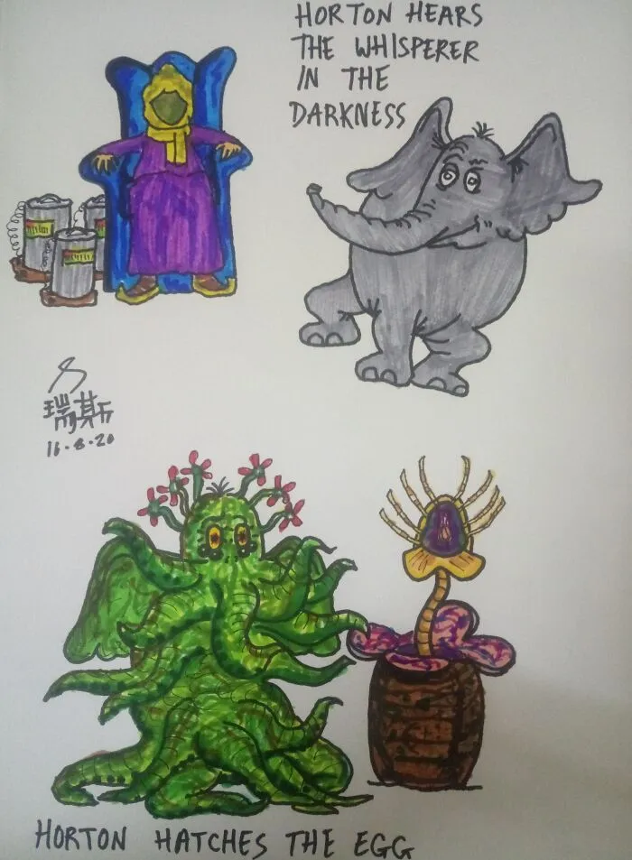 Here Are 37 Random Lovecraft Doodles That I Drew