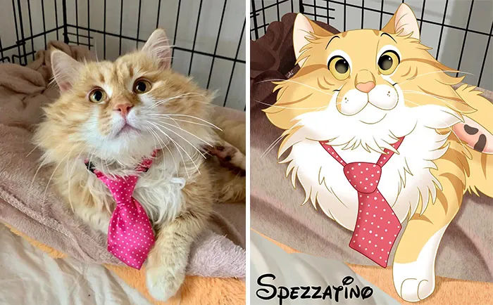 From Furballs To Fairytales: Artist Creates Adorable Pet Portraits In Disney Style (32 New Pics)