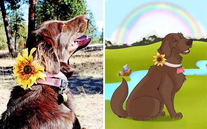 From Furballs To Fairytales: Artist Creates Adorable Pet Portraits In Disney Style (32 New Pics)