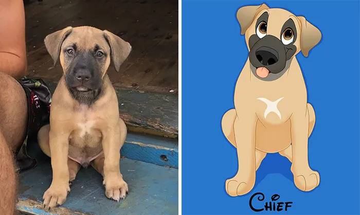From Furballs To Fairytales: Artist Creates Adorable Pet Portraits In Disney Style (32 New Pics)