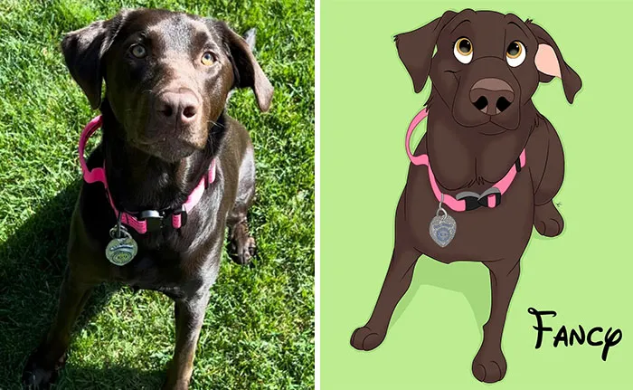 From Furballs To Fairytales: Artist Creates Adorable Pet Portraits In Disney Style (32 New Pics)