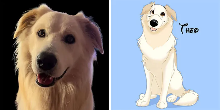 From Furballs To Fairytales: Artist Creates Adorable Pet Portraits In Disney Style (32 New Pics)