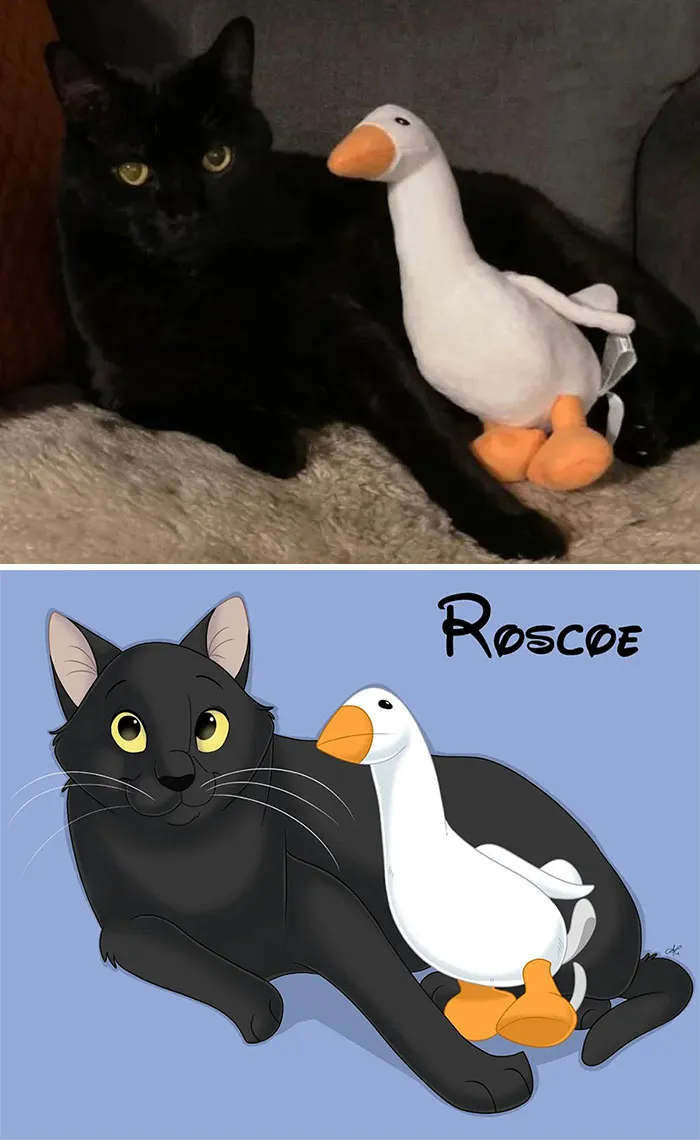 From Furballs To Fairytales: Artist Creates Adorable Pet Portraits In Disney Style (32 New Pics)