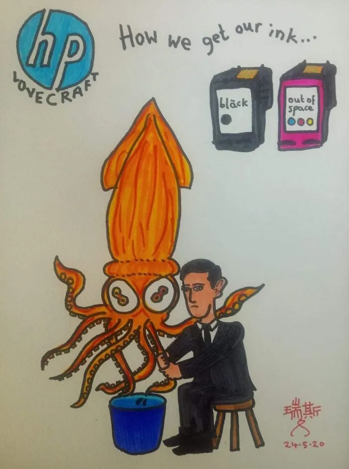 Here Are 37 Random Lovecraft Doodles That I Drew