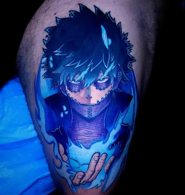 Dabi Tattoo From My Hero Academia