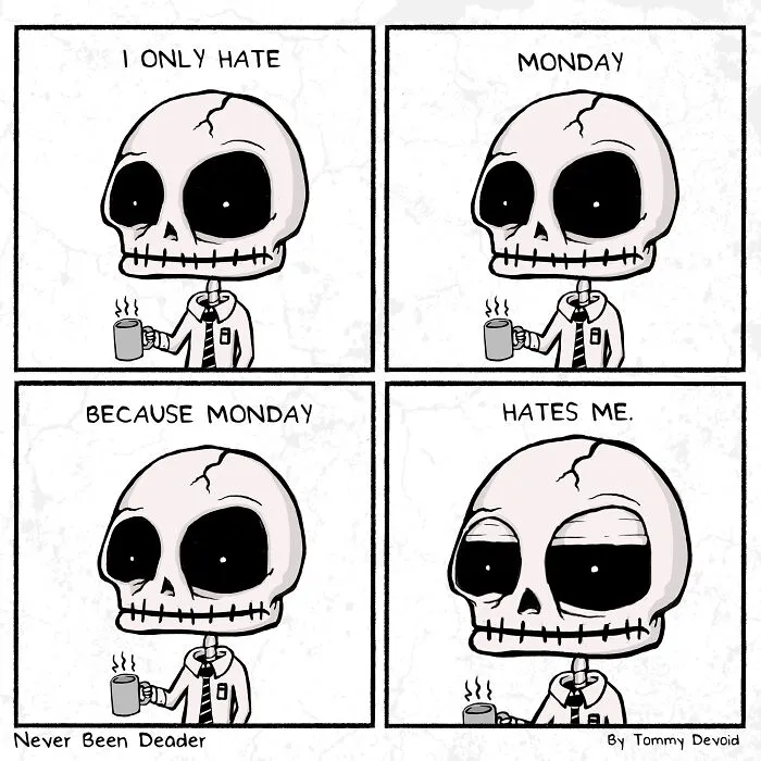 My 30 Comics “Never Been Deader” Infused With Relatable Humorous Darkness