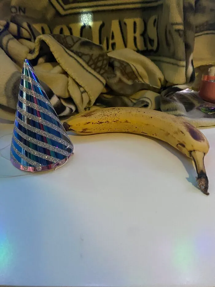 Banana For Scale: Party Hats From My Mini Themed Birthday Party