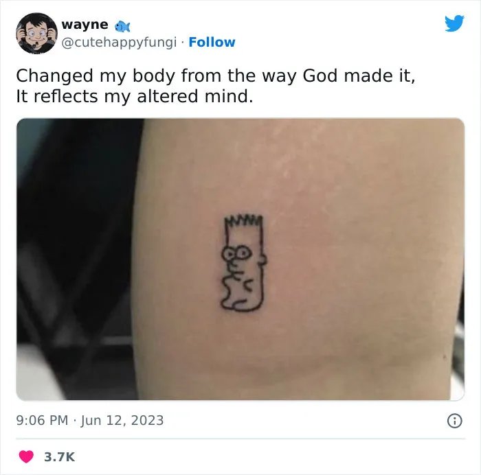 30 Gloriously Bad Tattoos That Were Shared In Response To Grimes’ New Ink