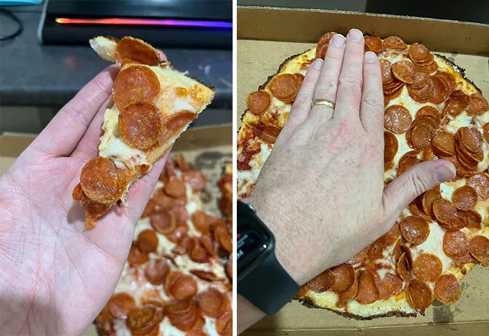 Lo que compras con 15$ USD en Dominos en Australia ahora. Esta es una "grande"
